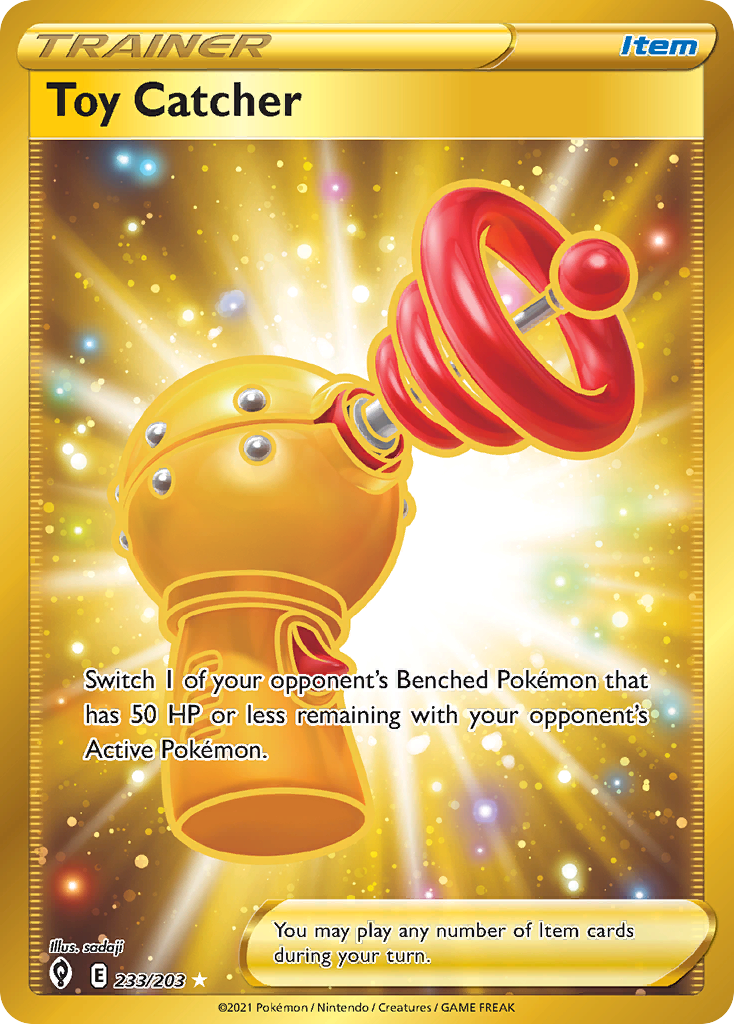 Toy Catcher — illustrated card