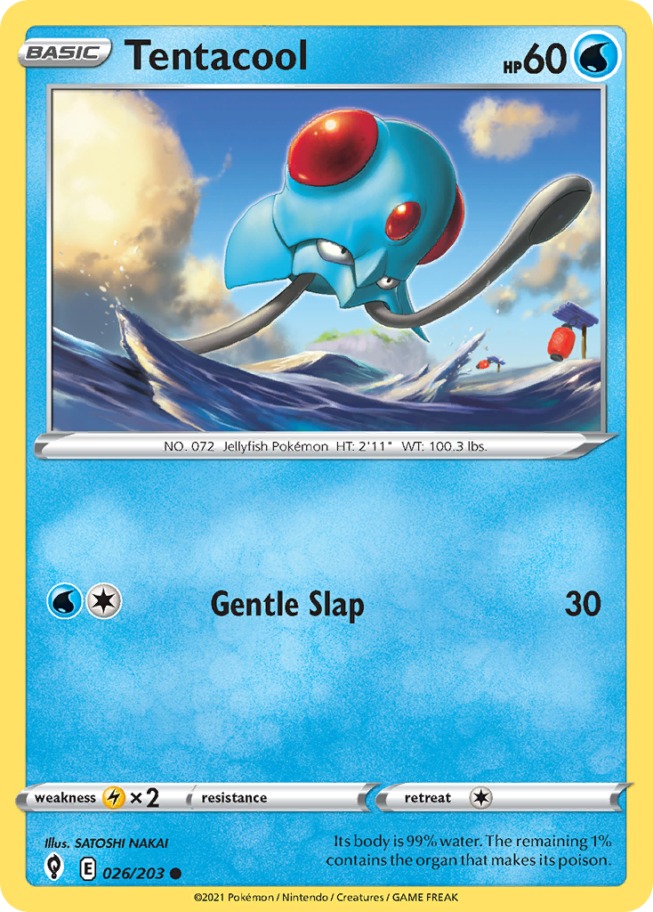 Tentacool — illustrated card