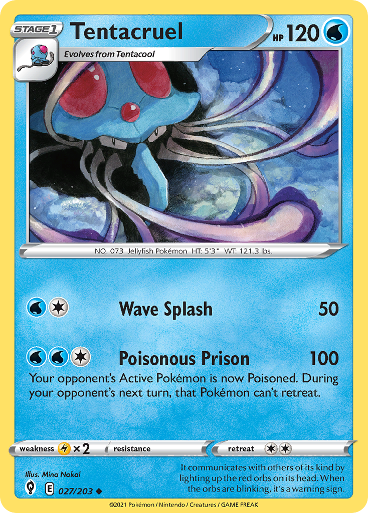 Tentacruel — illustrated card