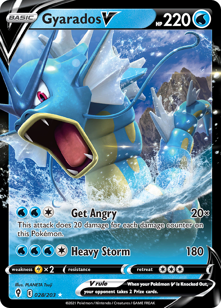 Gyarados V — illustrated card
