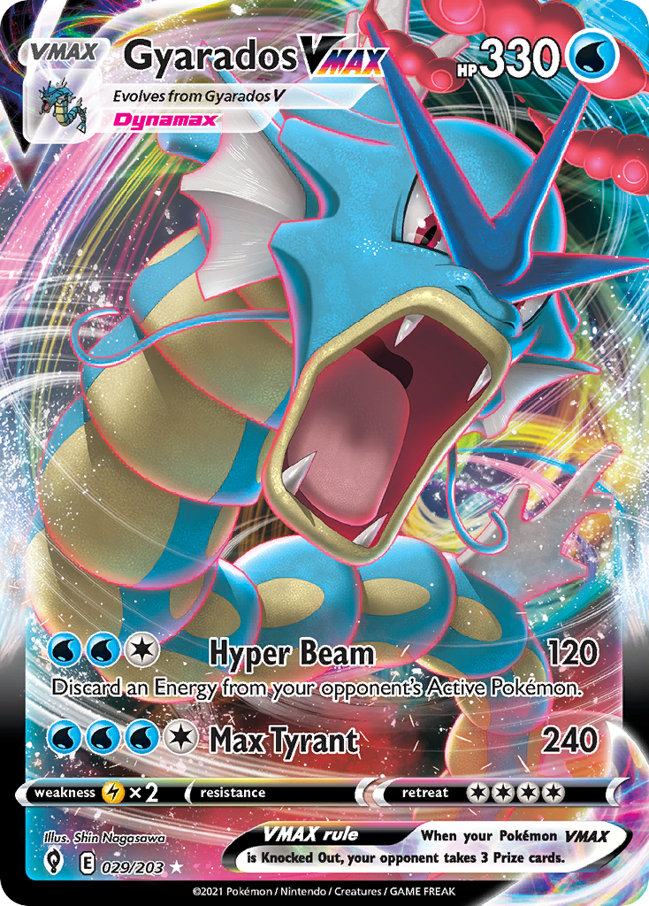 Gyarados VMAX — illustrated card