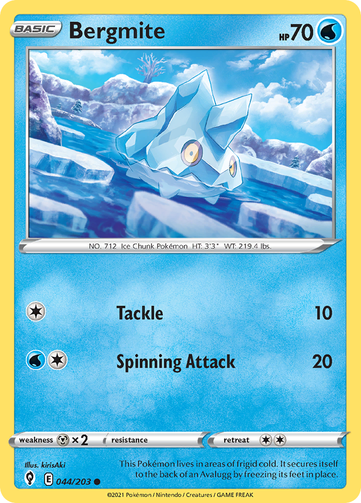 Bergmite — illustrated card