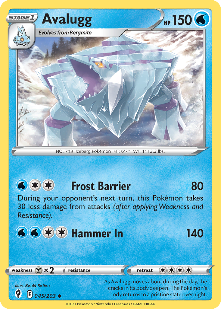 Avalugg — illustrated card