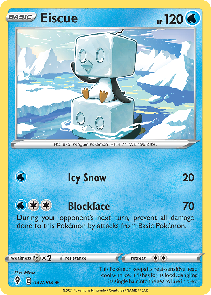 Eiscue — illustrated card