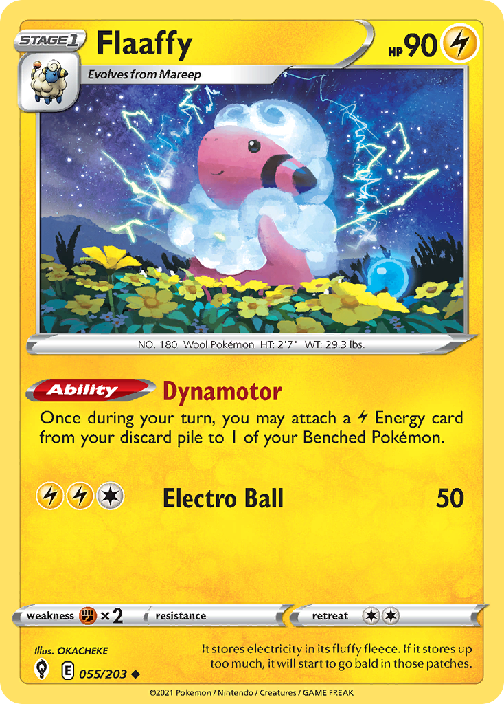 Flaaffy — illustrated card