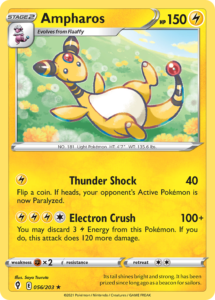Ampharos — illustrated card