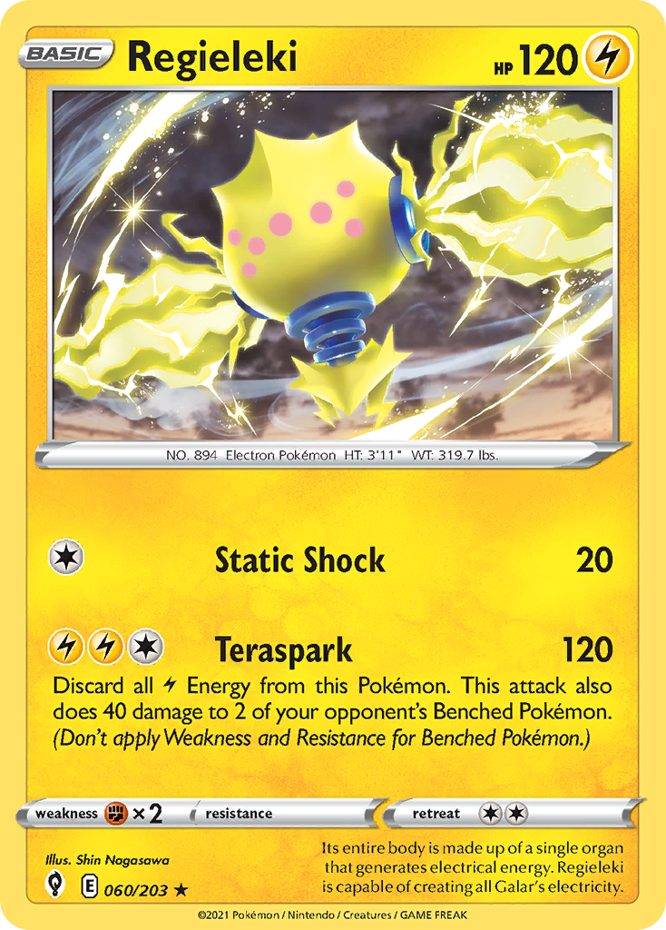 Regieleki — illustrated card