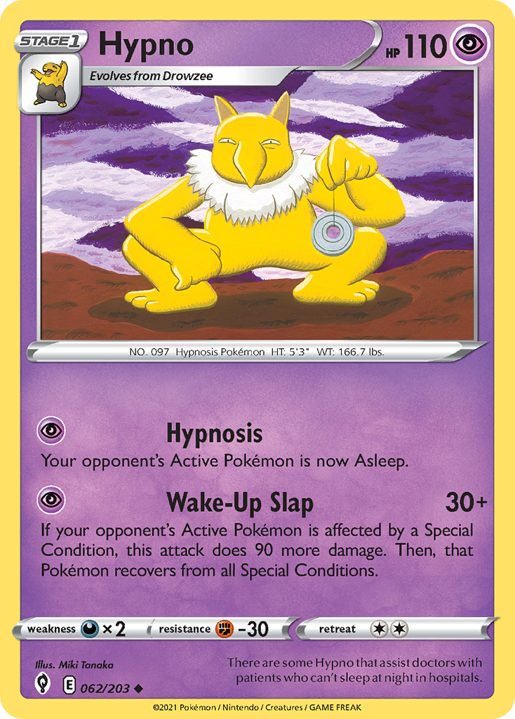 Hypno — illustrated card