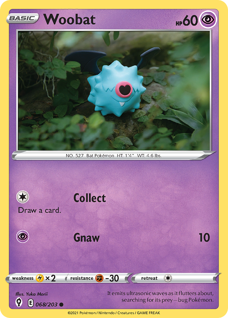 Woobat — illustrated card