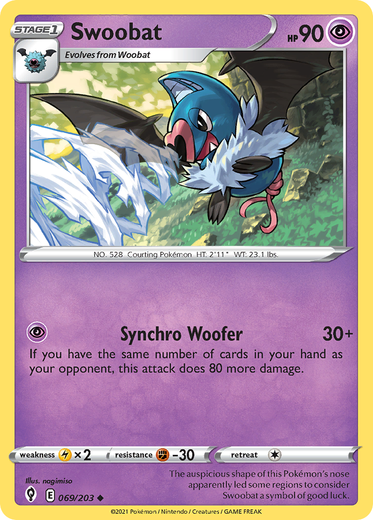 Swoobat — illustrated card