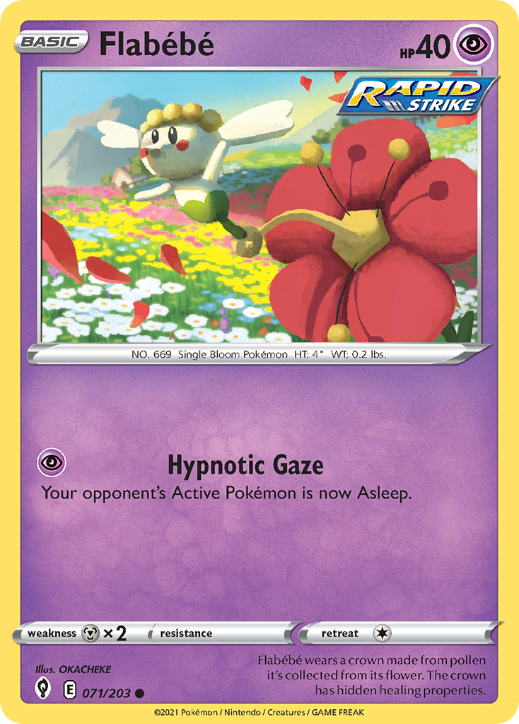 Flabébé — illustrated card