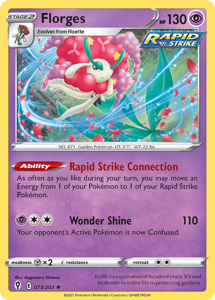 Florges — illustrated card