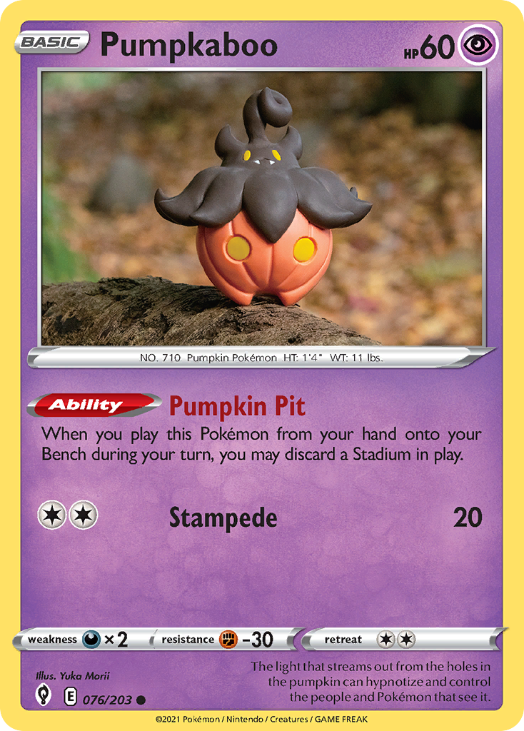 Pumpkaboo — illustrated card