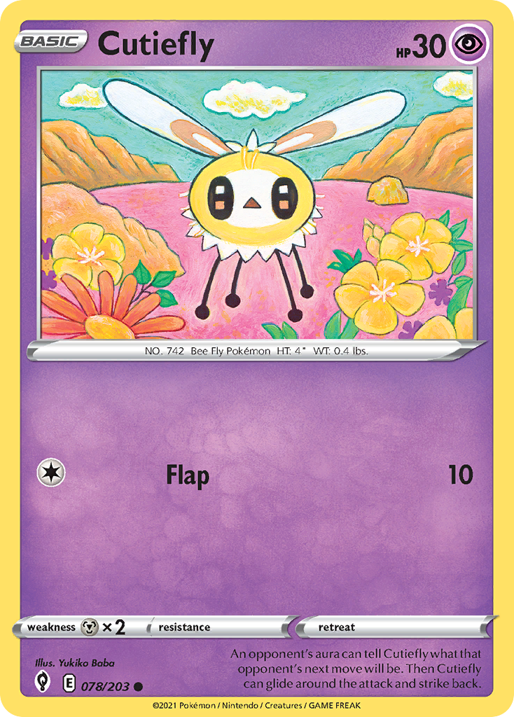 Cutiefly — illustrated card