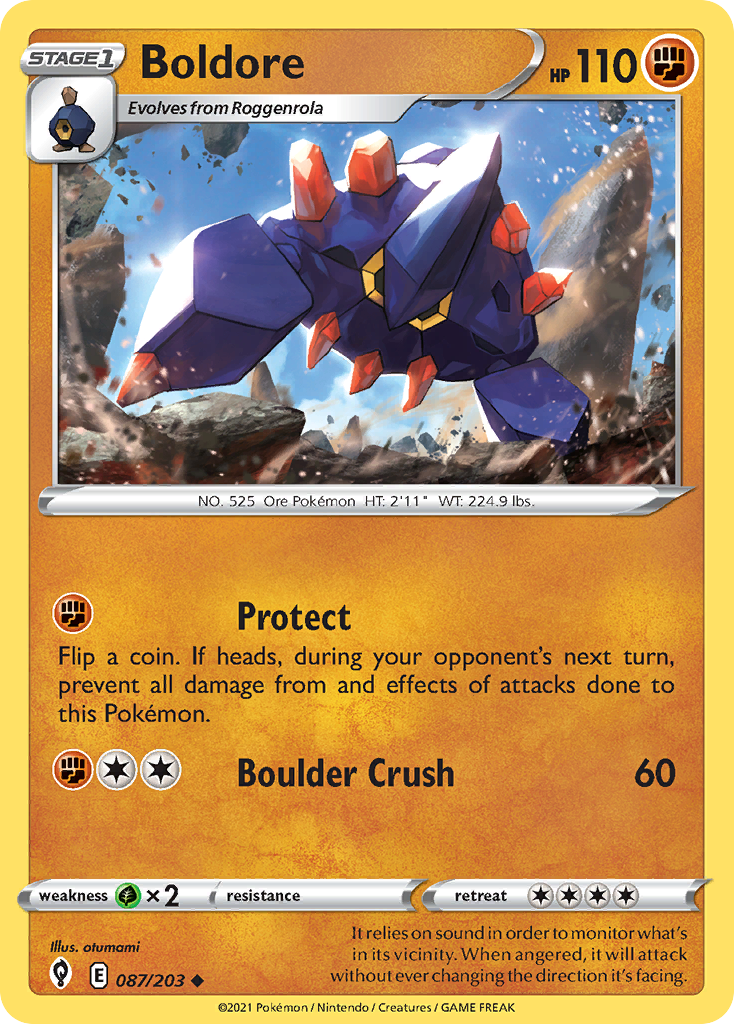 Boldore — illustrated card