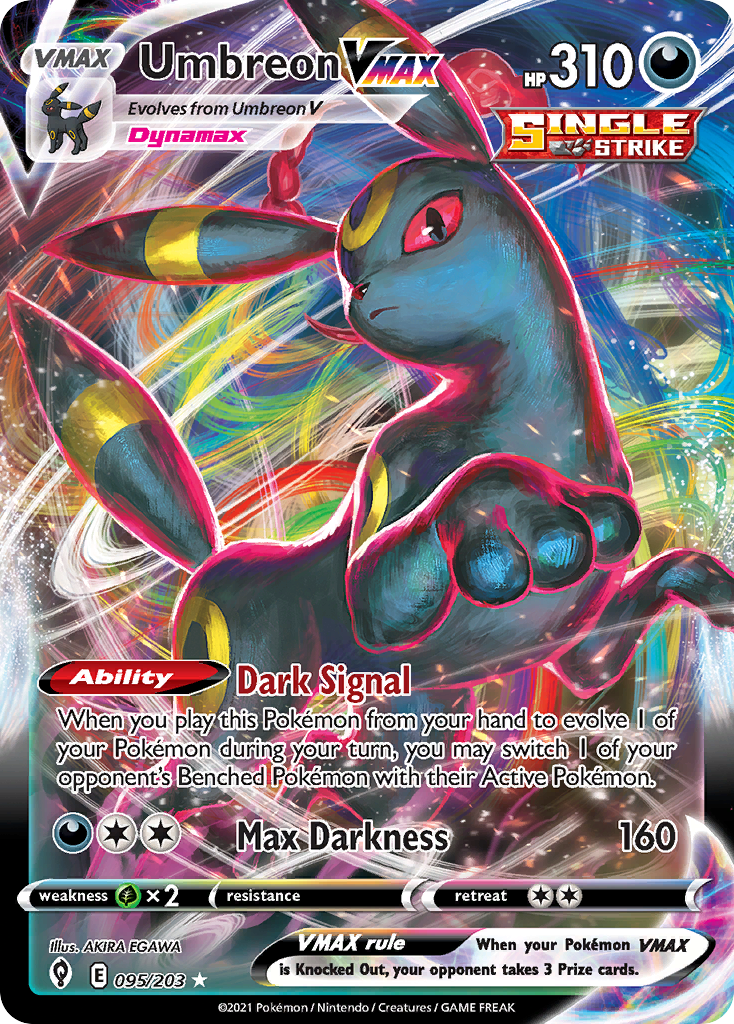 Umbreon VMAX — illustrated card