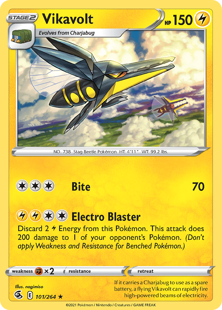 Vikavolt — illustrated card