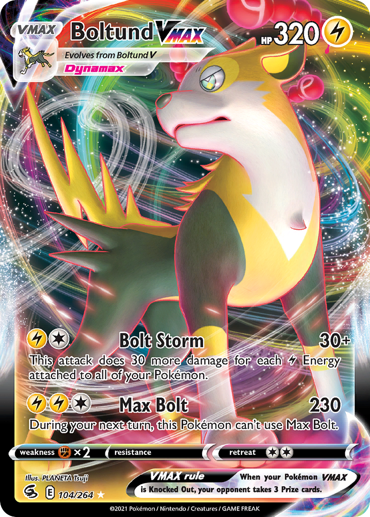 Boltund VMAX — illustrated card