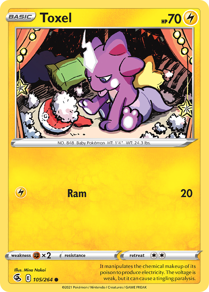 Toxel — illustrated card