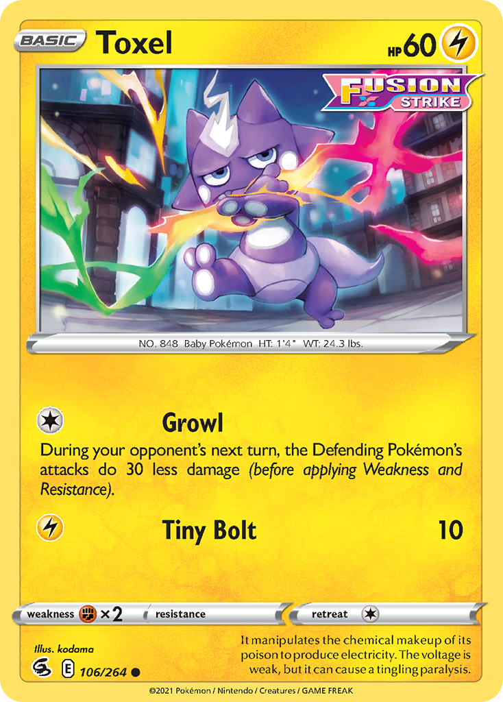 Toxel — illustrated card