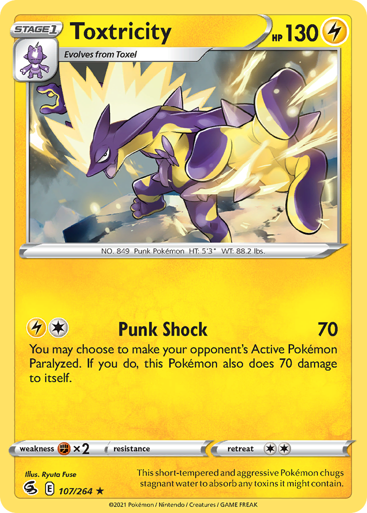Toxtricity — illustrated card