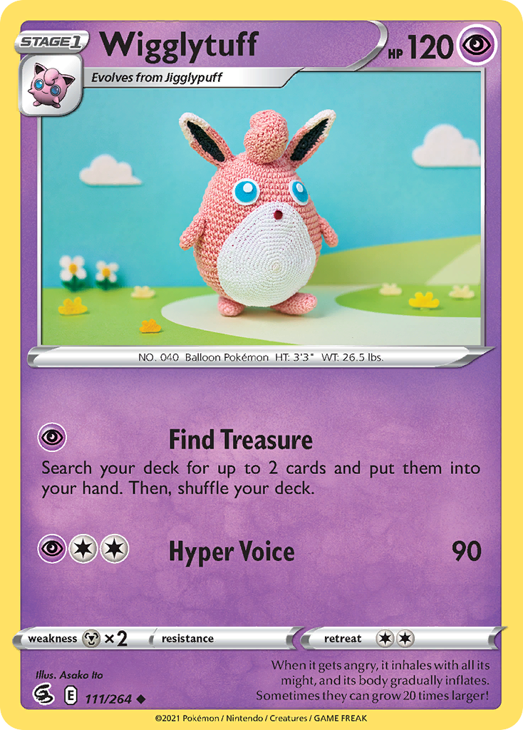 Wigglytuff — illustrated card