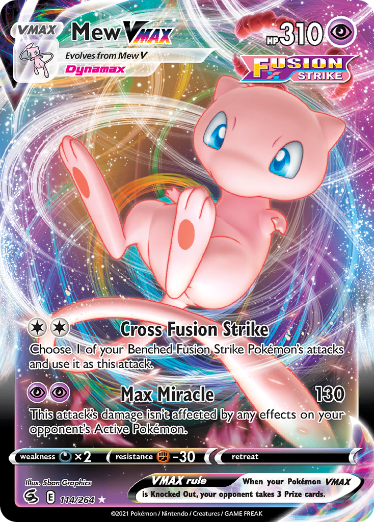 Mew VMAX — illustrated card