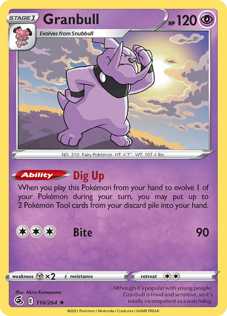 Granbull — illustrated card