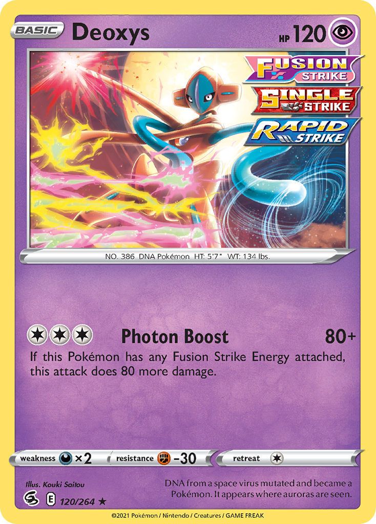 Deoxys — illustrated card