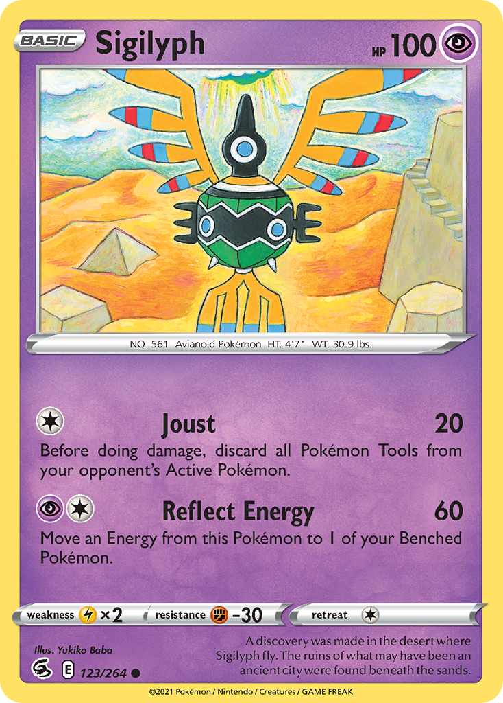 Sigilyph — illustrated card