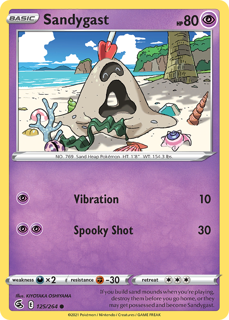 Sandygast — illustrated card