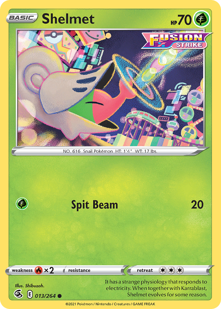 Shelmet — illustrated card
