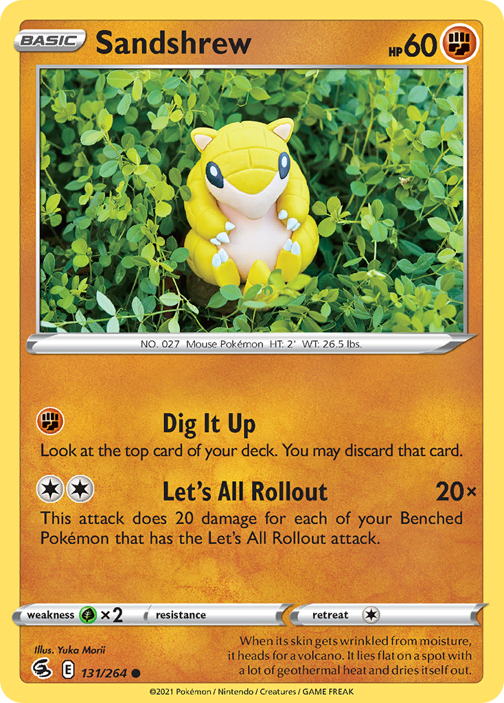 Sandshrew — illustrated card