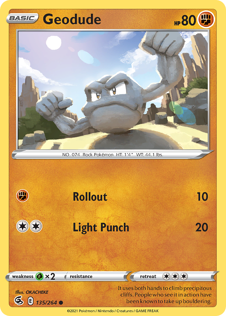 Geodude — illustrated card