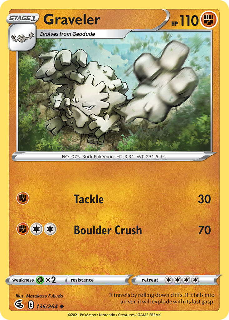 Graveler — illustrated card