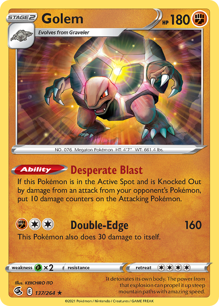 Golem — illustrated card