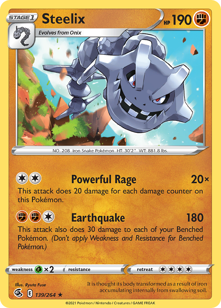 Steelix — illustrated card