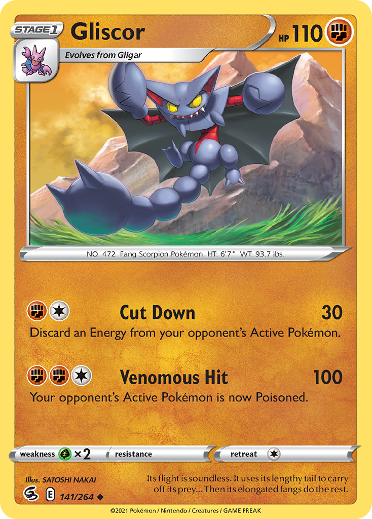 Gliscor — illustrated card