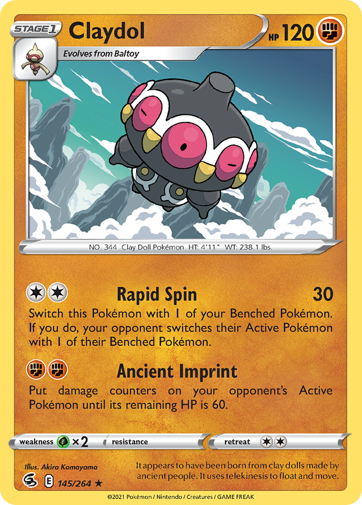 Claydol — illustrated card