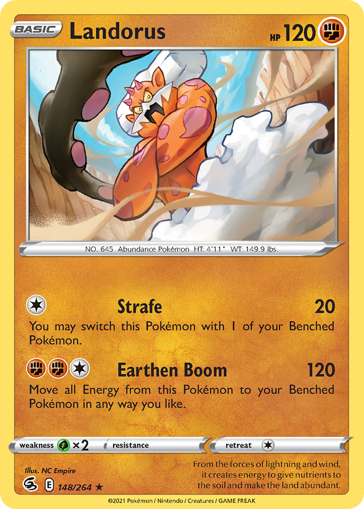Landorus — illustrated card