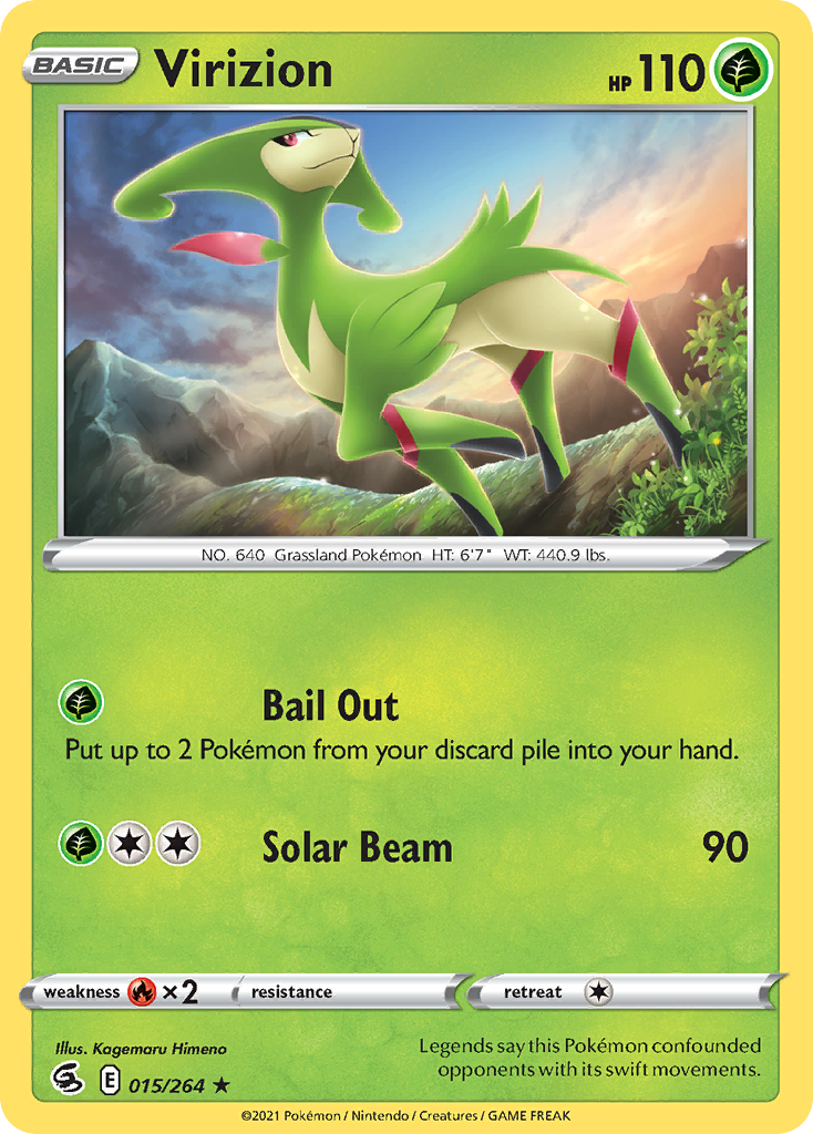 Virizion — illustrated card