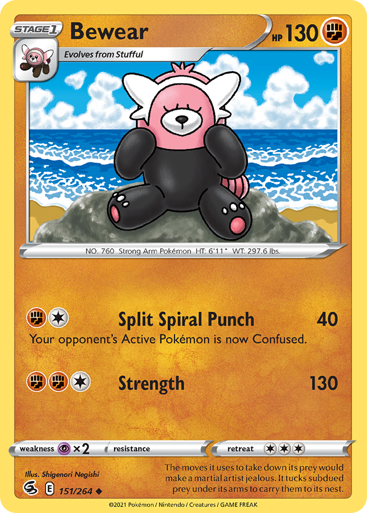 Bewear — illustrated card