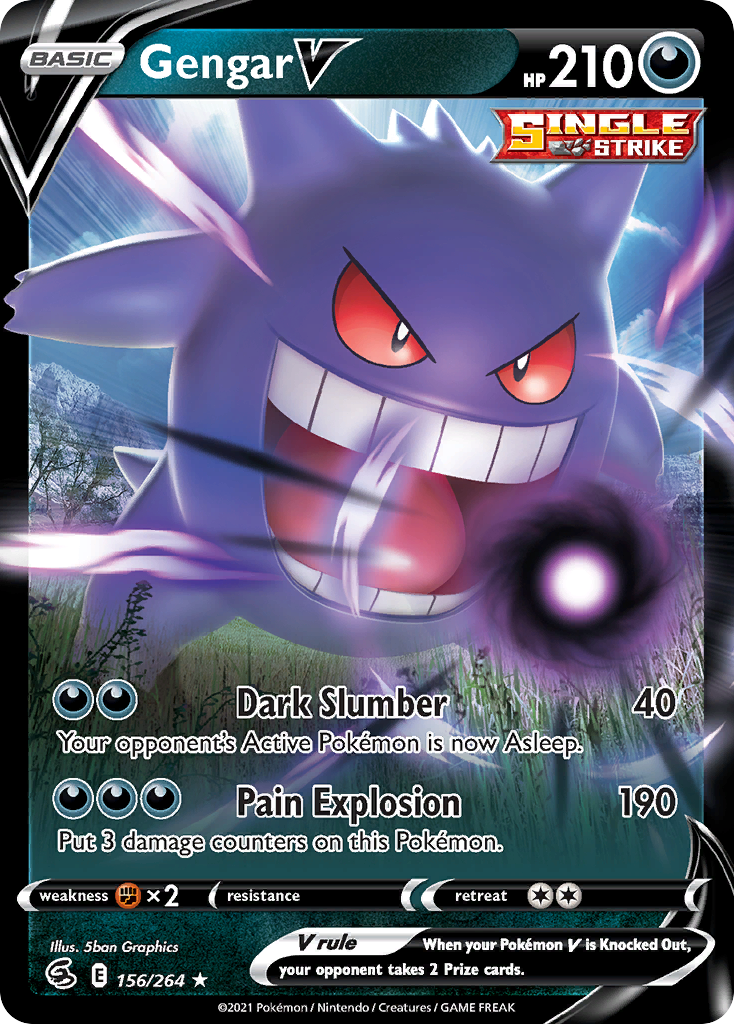 Gengar V — illustrated card