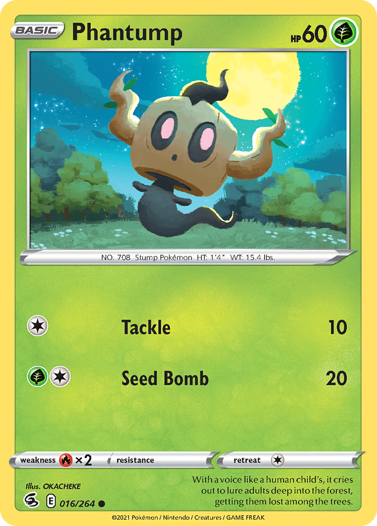Phantump — illustrated card