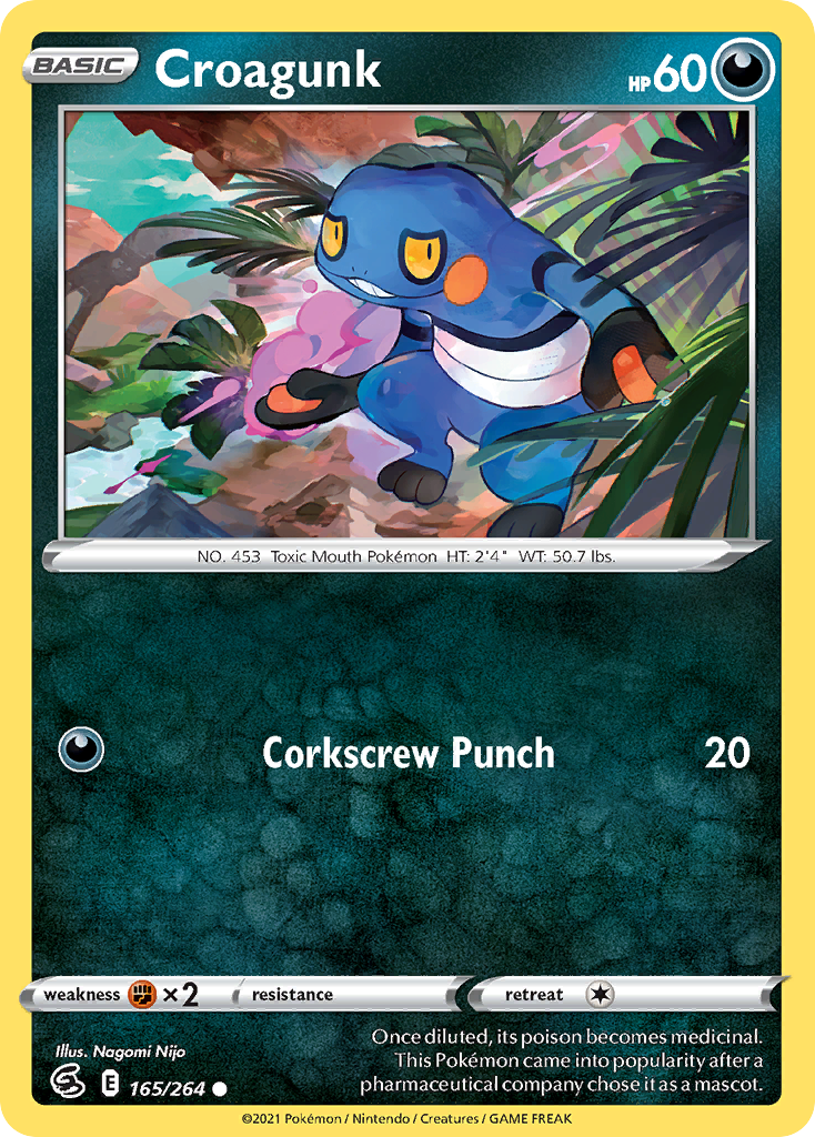 Croagunk — illustrated card