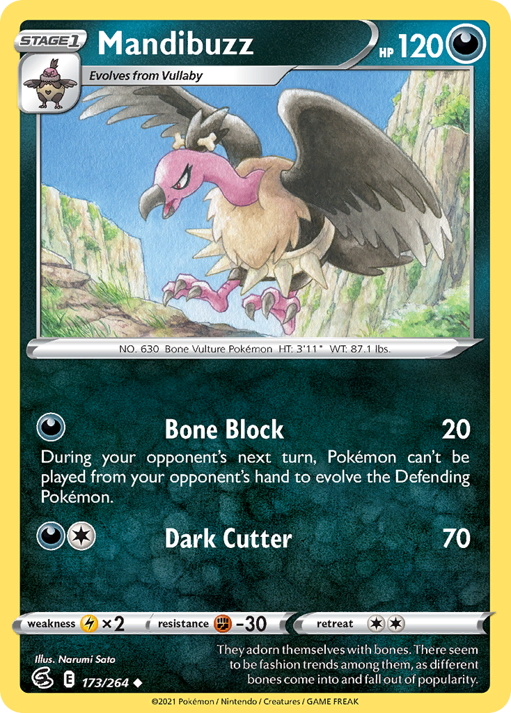 Mandibuzz — illustrated card