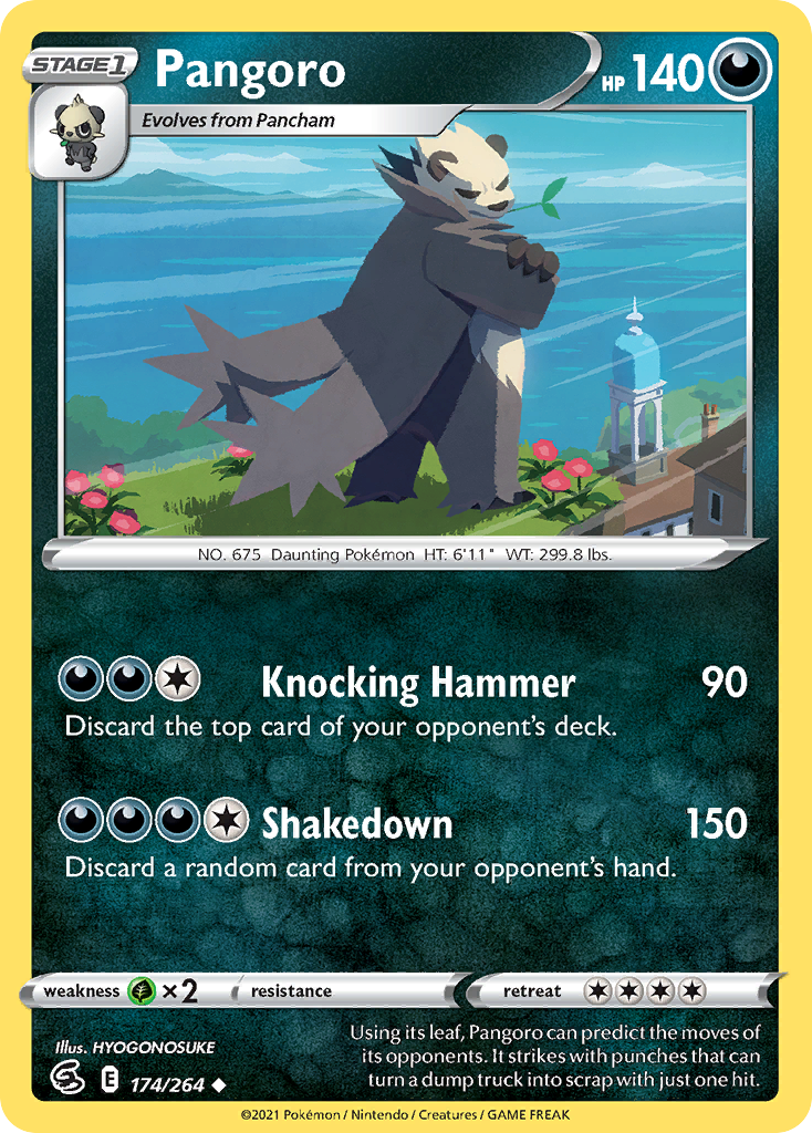 Pangoro — illustrated card