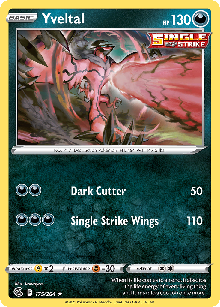 Yveltal — illustrated card