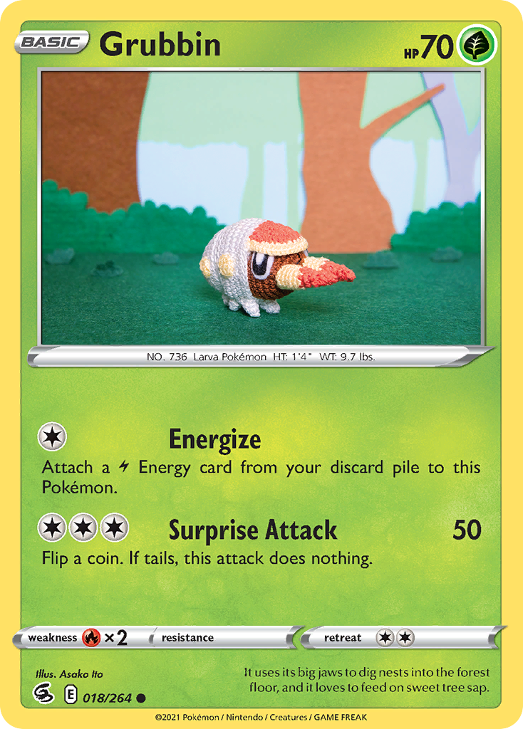 Grubbin — illustrated card