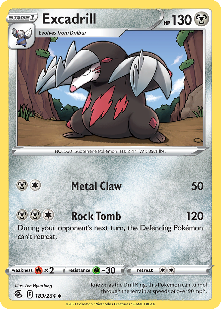 Excadrill — illustrated card